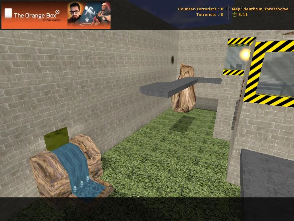 deathrun_foresthome для CS 1.6: Deathrun-карта, точки, маршруты и настройки для сервера без риска - скриншот 2