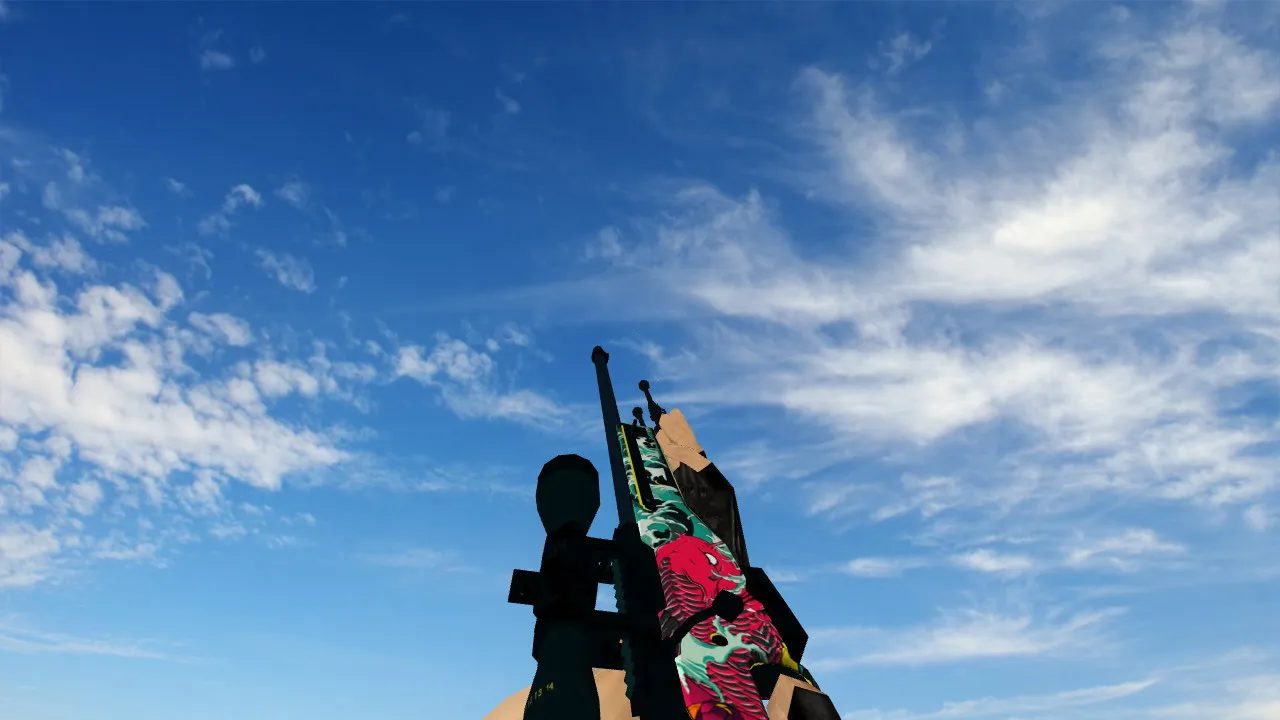 Модель «AWP Jinsei» для CS 1.6: качественные текстуры и анимации - скриншот 2