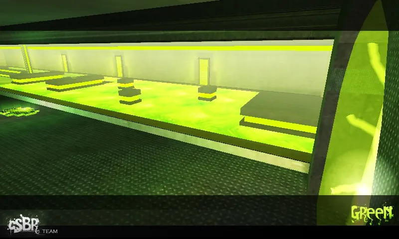 deathrun_green!_csbr - deathrun-карта для CS 1.6: роли, ловушки, .nav, производительность - скриншот 2