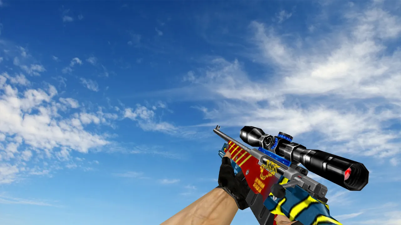 Модель AWP Malaysia для CS 1.6 - Качественные текстуры и анимация - скриншот 3