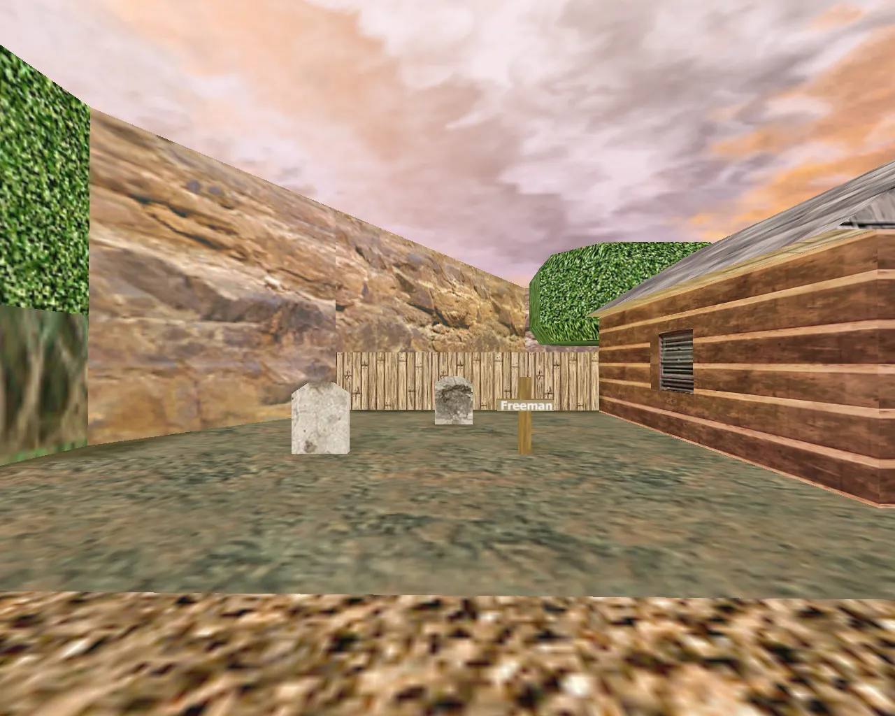 cs_wildwest — карта для CS 1.6: баланс сторон, точки под пушки, .nav для ботов - скриншот 3
