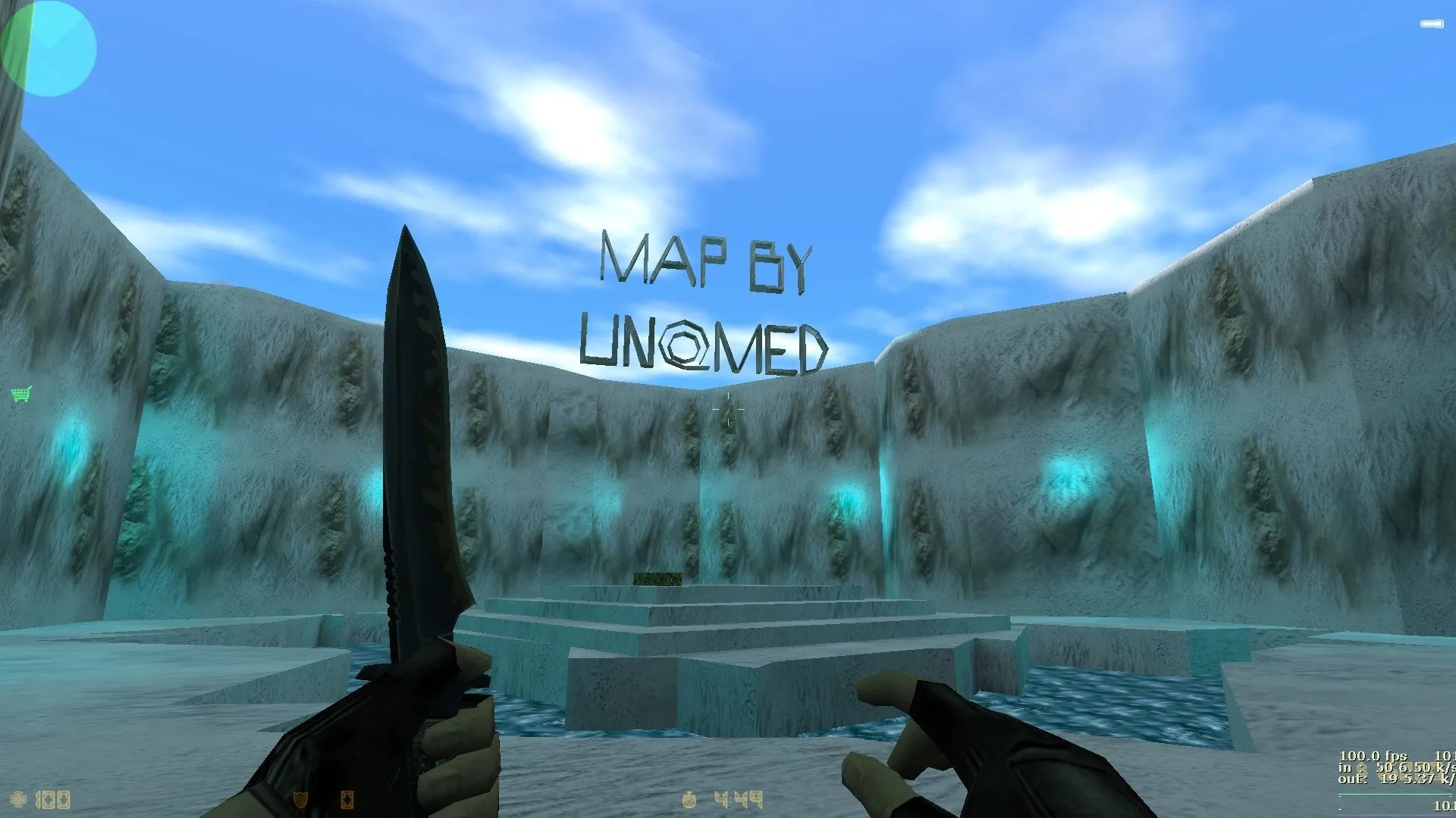 deathrun_arena2_hard для CS 1.6: Deathrun-карта, зоны терров и контров, .nav для ботов, оптимизация - скриншот 1
