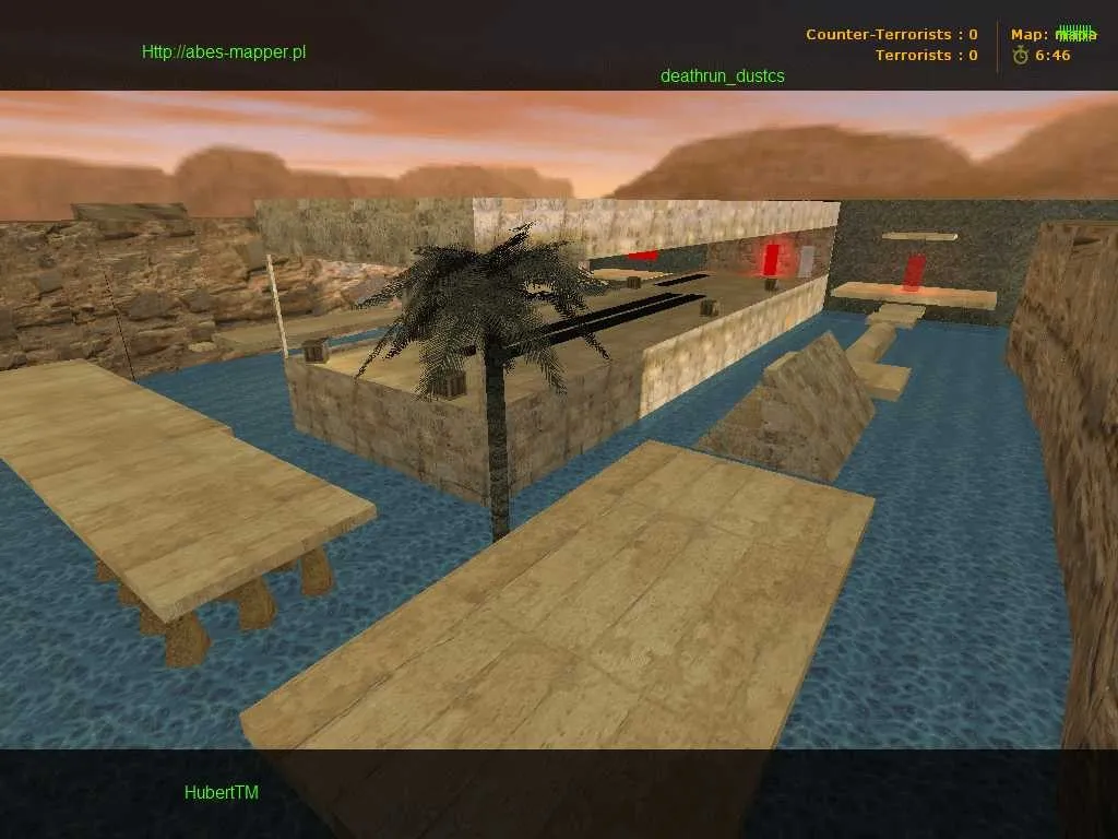 deathrun_dustcs_v1 - deathrun-карта для CS 1.6: ловушки, баланс, .nav и оптимизация - скриншот 1