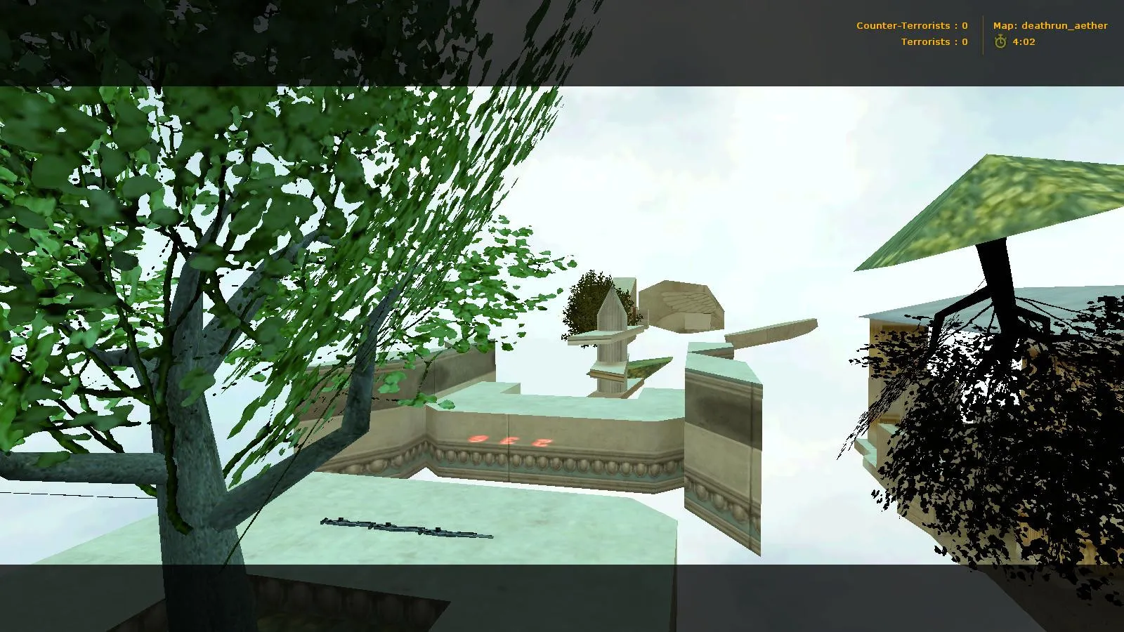 deathrun_aether_b1 для CS 1.6: deathrun-карта, точки, раунды, .nav для ботов и оптимизация - скриншот 3