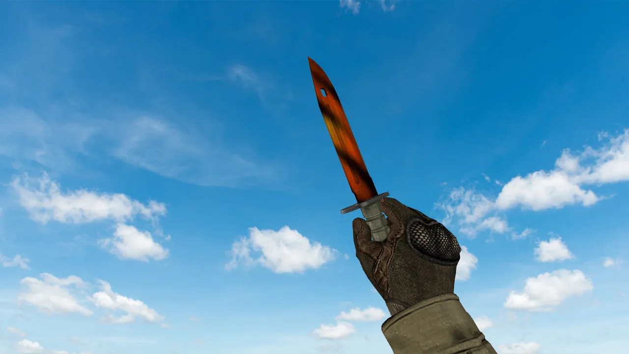 Модель Bayonet «Тигр» для CS 1.6: v_ и p_ модели, звуки, анимация осмотра, текстуры, установка в папку — скриншот 2