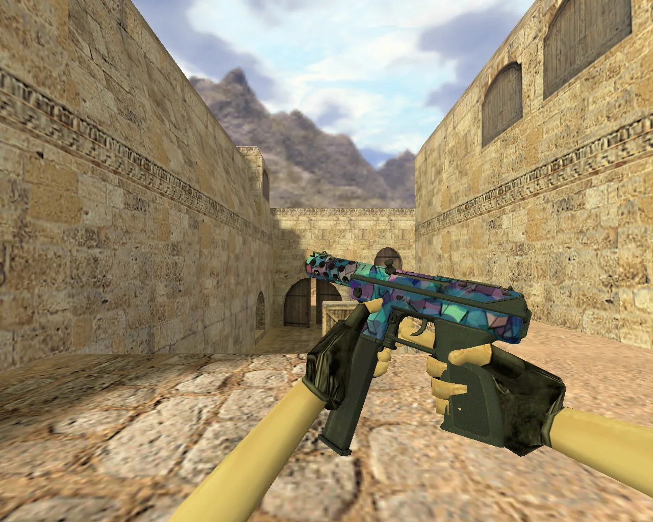 Модель TEC-9 Кубикс для CS 1.6 - Уникальный Скин Оружия - скриншот 1