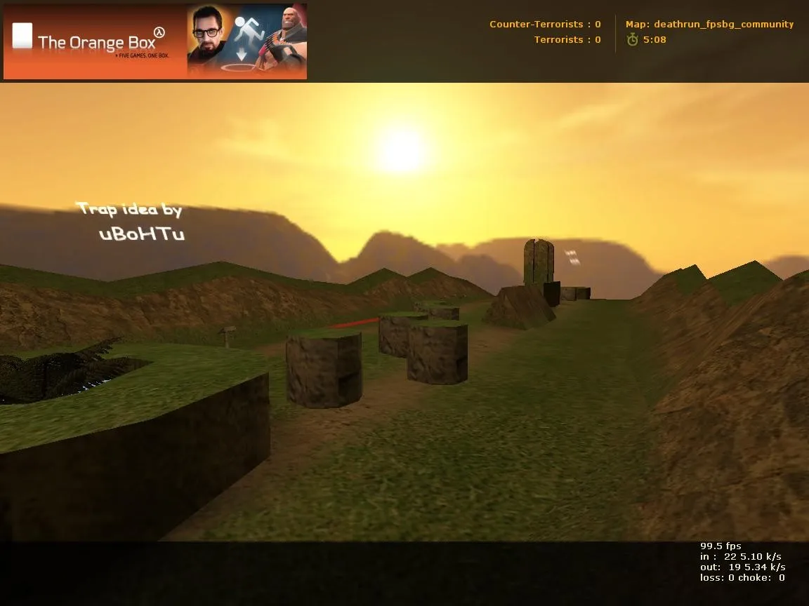 deathrun_fpsbg_community для CS 1.6: Deathrun карта, точки, боты .nav, оптимизация wpoly/epoly - скриншот 3