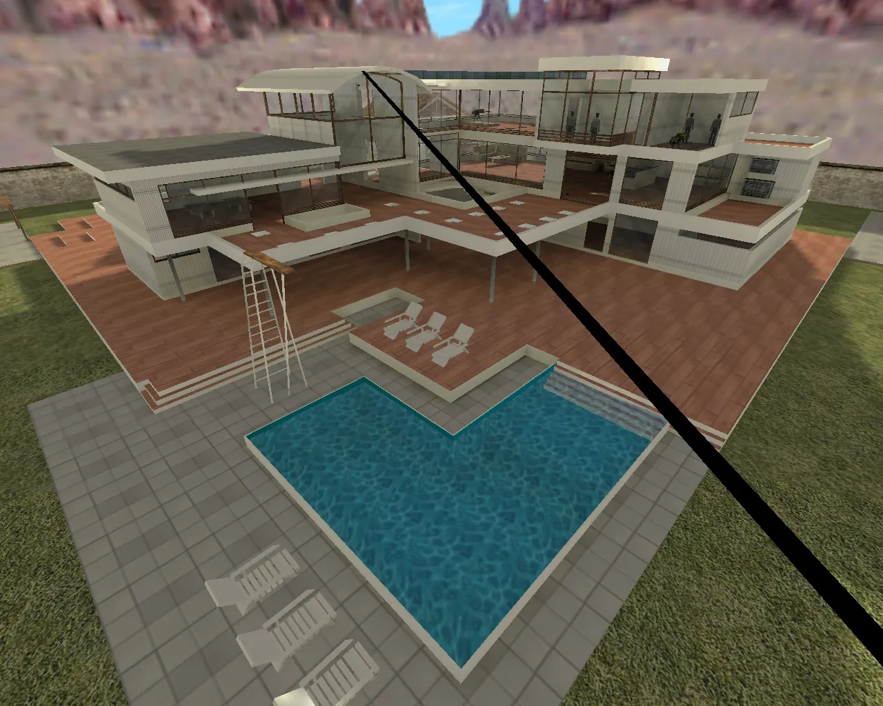 Карта cs_mansion_2013 для CS 1.6: планировка, точки, тактика и оптимизация под стабильный FPS - скриншот 1