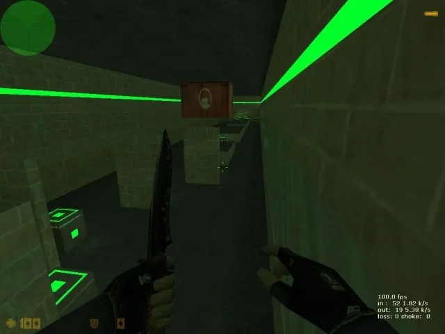 Карта deathrun_all_green3 для CS 1.6: баланс, точки, .nav и настройка раунда - скриншот 1