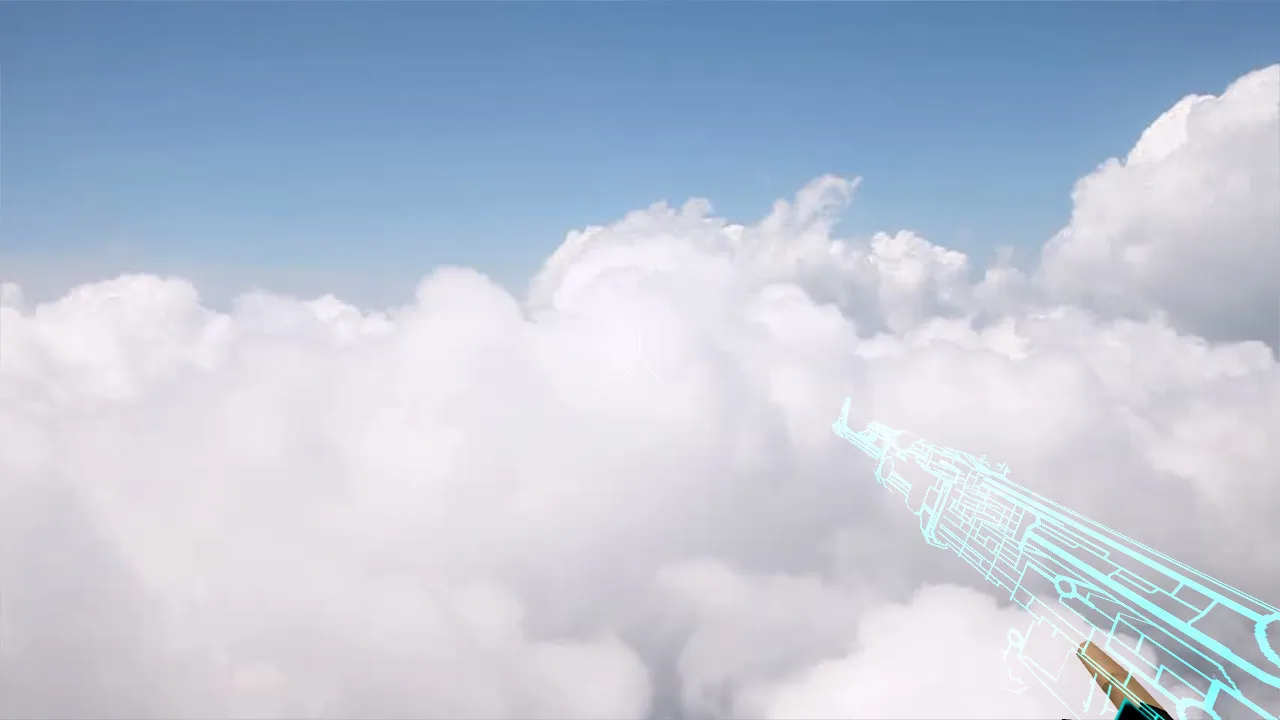 Модель «AK-47 TRON» v_ p_ w_ для CS 1.6: звуки, анимация осмотра и качество текстур - скриншот 3