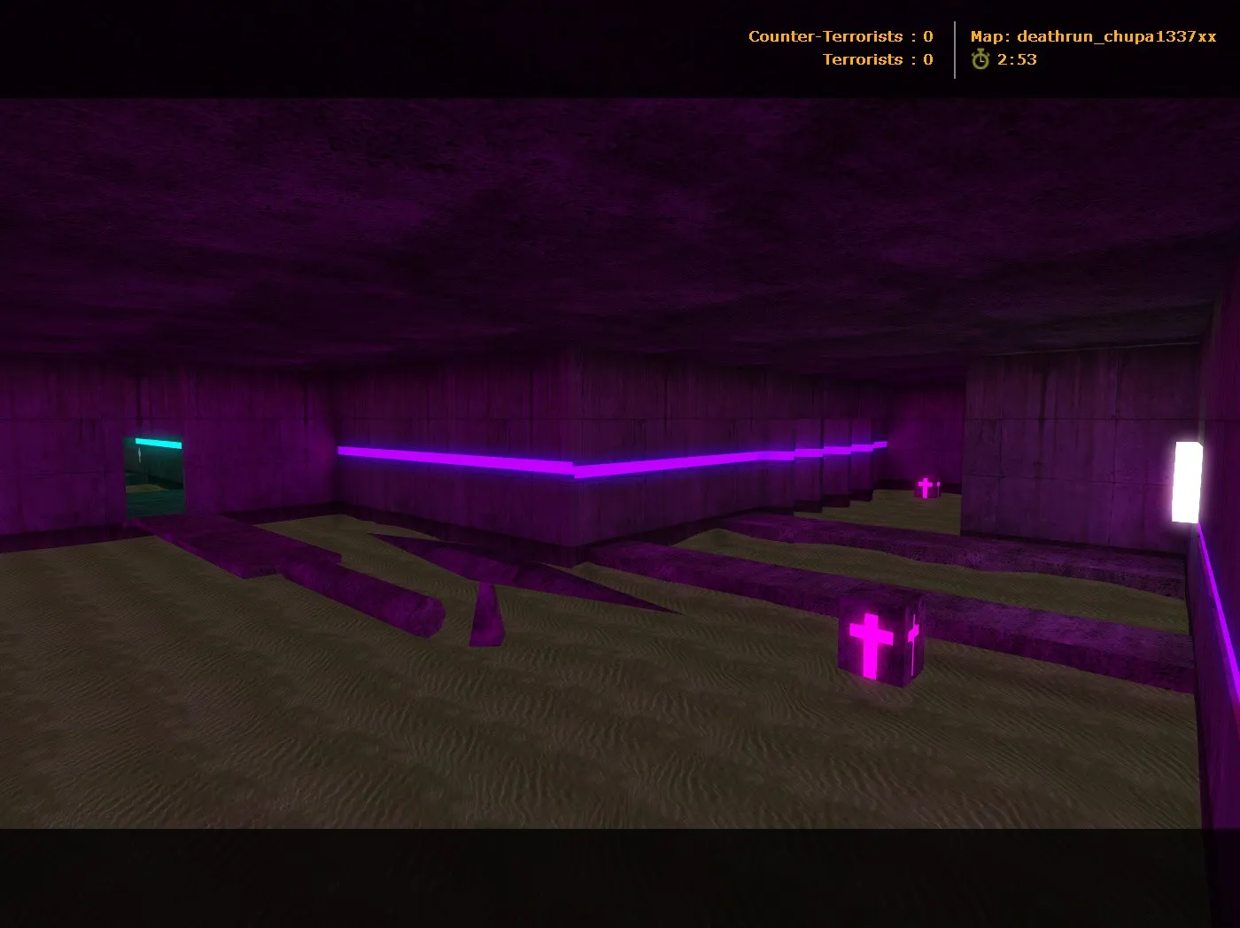 deathrun_chupa1337xx для CS 1.6: Deathrun-локация, точки, ловушки, .nav и производительность - скриншот 5