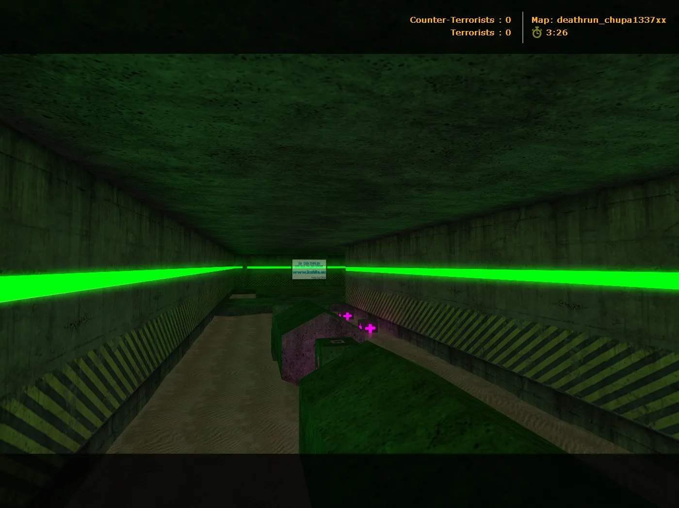 deathrun_chupa1337xx для CS 1.6: Deathrun-локация, точки, ловушки, .nav и производительность - скриншот 2