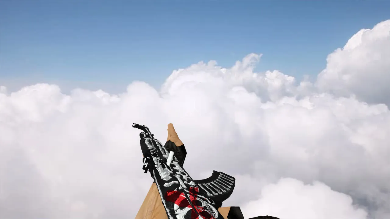Модель АК-47 Bone Hunter для CS 1.6 - Оружие для точных выстрелов - скриншот 3