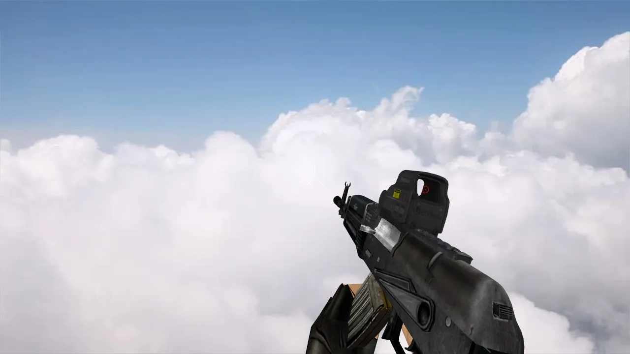 Модель «AK-103 Eotech EXPS3» для CS 1.6 - Качественная замена - скриншот 2