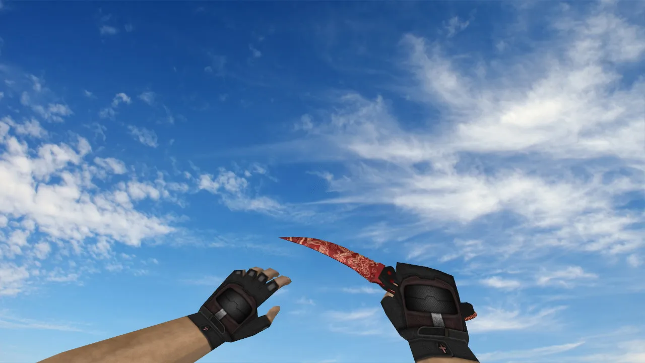 Модель «Flip Knife Aidotu» для CS 1.6: v_ и p_ файлы, звуки, анимация осмотра, качество текстур — скриншот 3