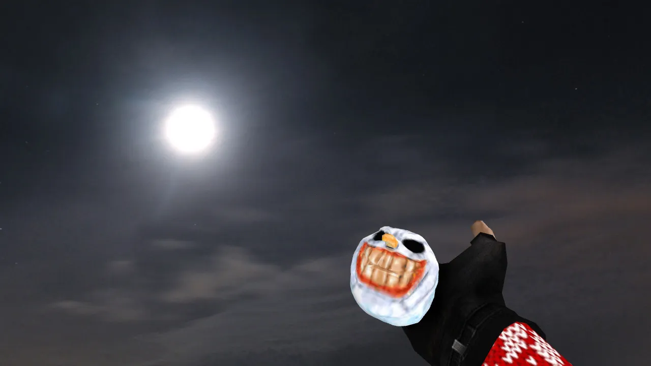 Модель «Hell Snowball» для CS 1.6: гранаты, звуки, анимация осмотра, v_/p_/w_ модели и качество текстур — скриншот 2