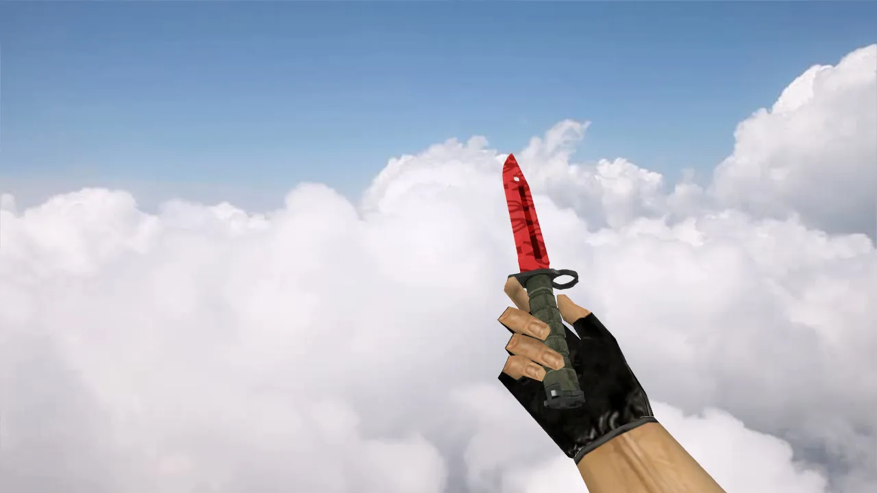 Модель ножа «Штык-нож Убийство» v_ для CS 1.6: p_ и w_ модели, звуки и анимация осмотра - скриншот 1