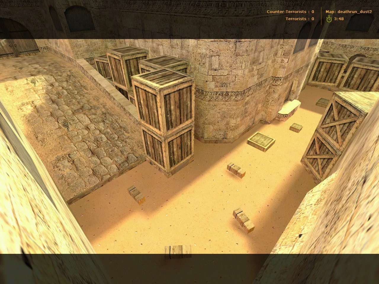deathrun_dusty2 для CS 1.6: тактики, точки, .nav и оптимизация карт - скриншот 1