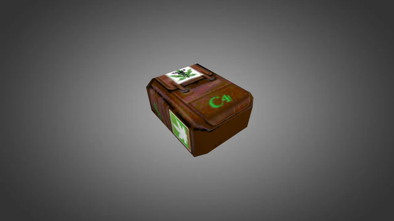 Модель «Marijuana Backpack» v_ модели для CS 1.6: p_ и w_ файлы, звуки, анимация осмотра, текстуры - скриншот 1