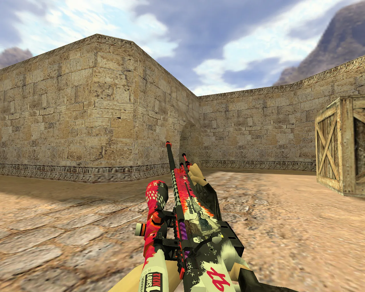 Модель AWP Дикий стиль для CS 1.6 - Уникальная графика и анимация — скриншот 2