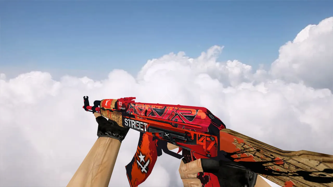 Модель «AK-47 Ringleader» для CS 1.6: v_ p_ w_ модели, звуки и анимация осмотра - скриншот 2