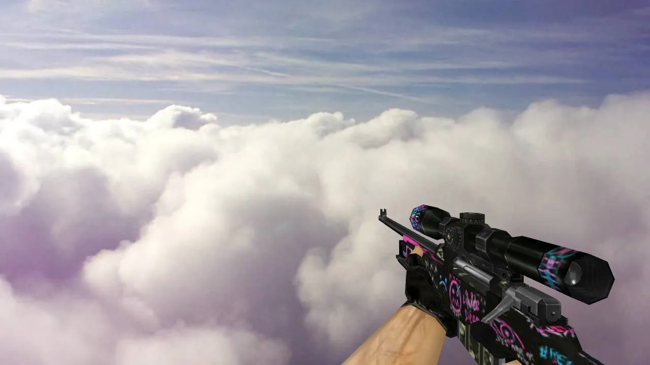 Модель Стандартный AWP Горячечные грёзы для CS 1.6 - скриншот 1