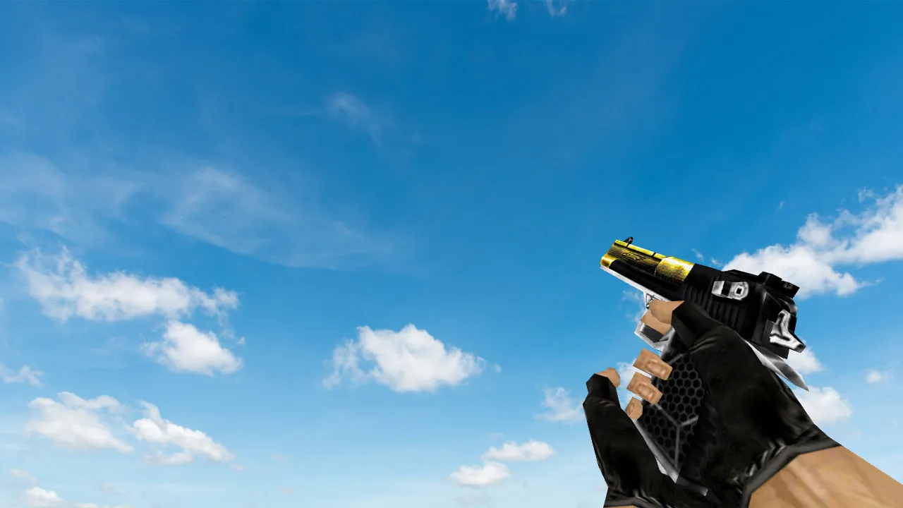 Модель Deagle Shiny Black Gold для CS 1.6 - Подробное Описание - скриншот 2