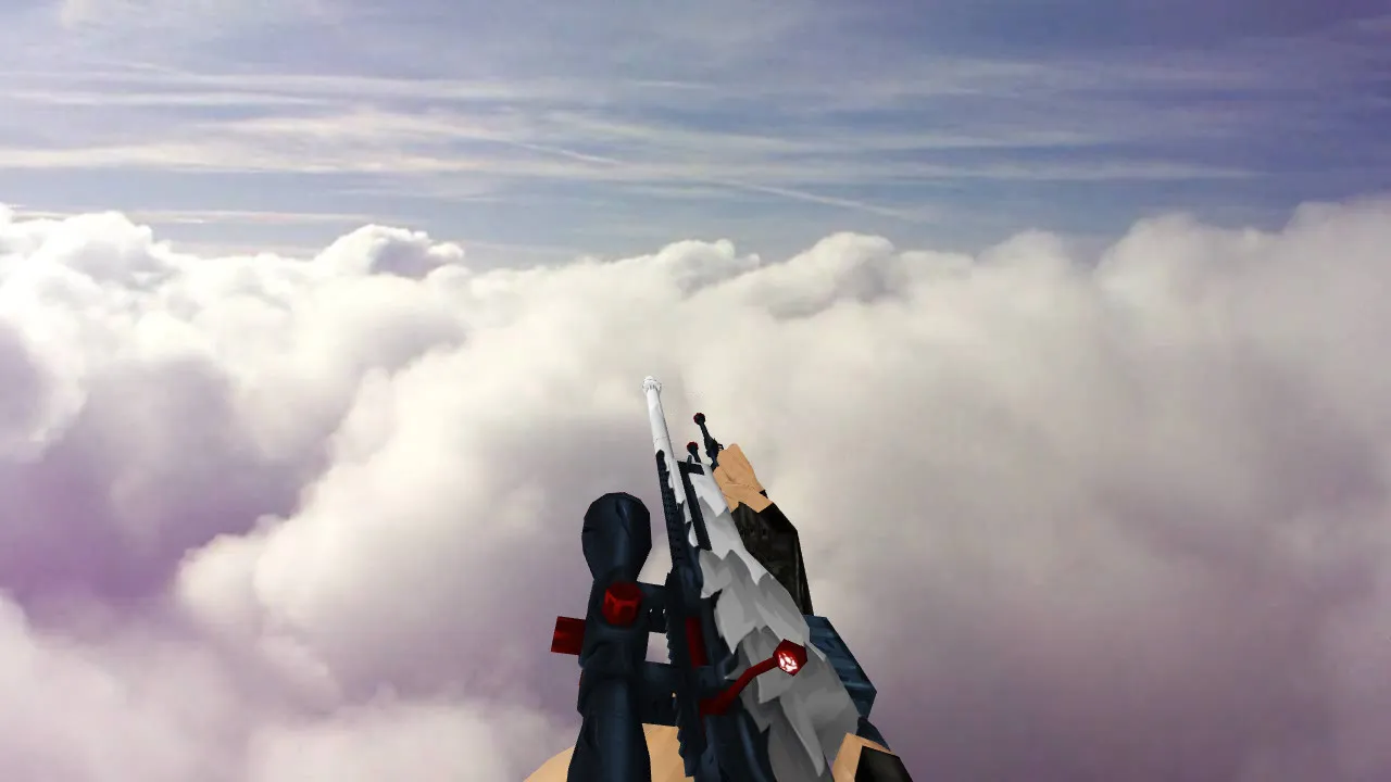 AWP White Fang для CS 1.6 - Модель с уникальным дизайном - скриншот 2