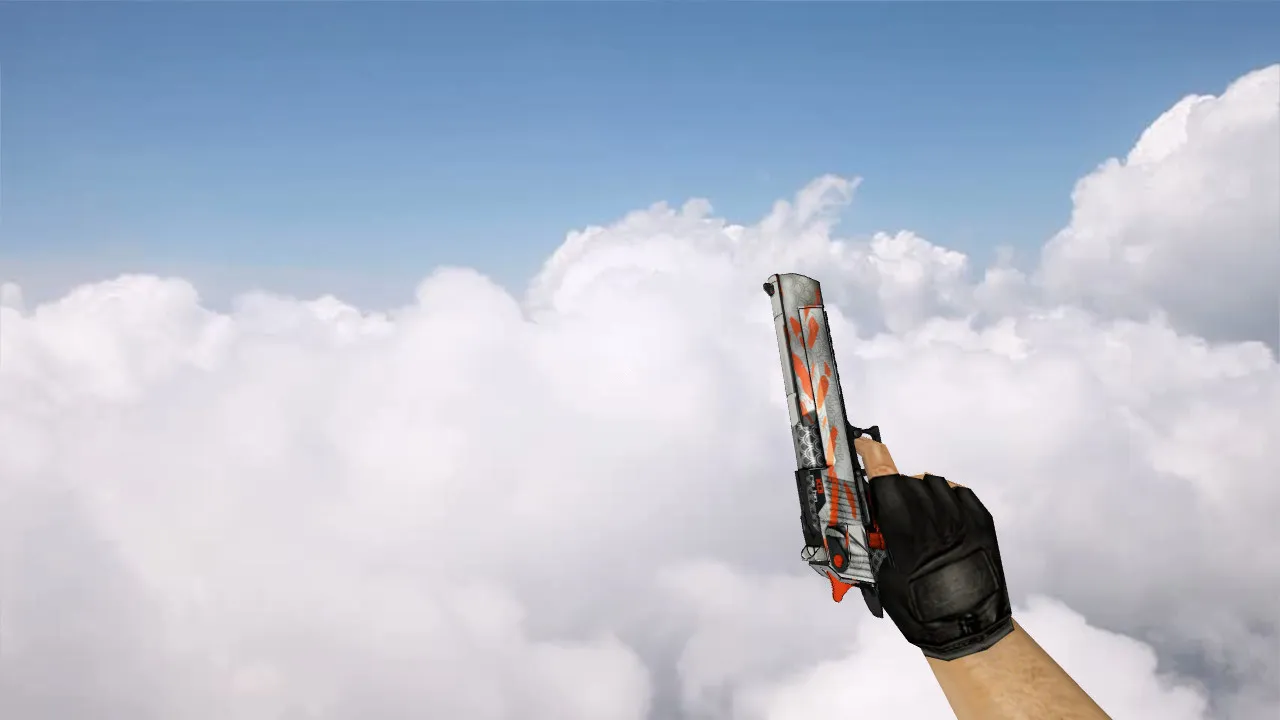 Модель «Deagle Карп кои» для CS 1.6: обновлённые текстуры и звук - скриншот 2