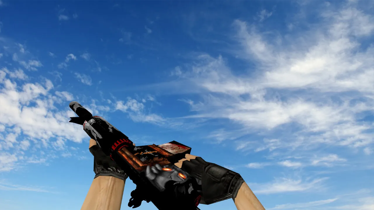 Модель M4A4 Executioner v_m4a1 p_m4a1 w_m4a1 для CS 1.6: звуки, анимация осмотра, текстуры и установка - скриншот 2
