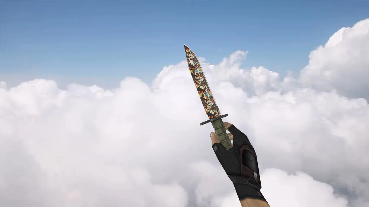 Модель ножа Bayonet «Лапки» v_ для CS 1.6: p_ w_ файлы, звук, анимация осмотра, текстуры и настройка - скриншот 2