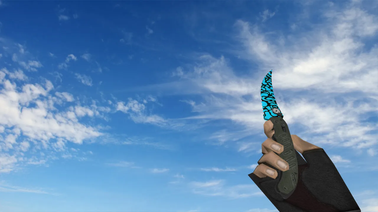 Модель ножа Flip Knife Bussta для CS 1.6: v_, p_, w_ модели, звук, анимация осмотра и качество текстур — скриншот 1