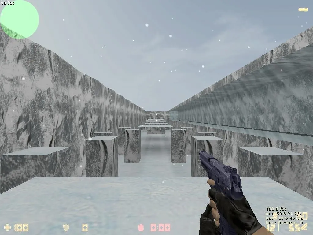 deathrun_gb_winter_final4 для CS 1.6: зимняя deathrun карта, баланс сторон, точки, .nav и оптимизация - скриншот 3