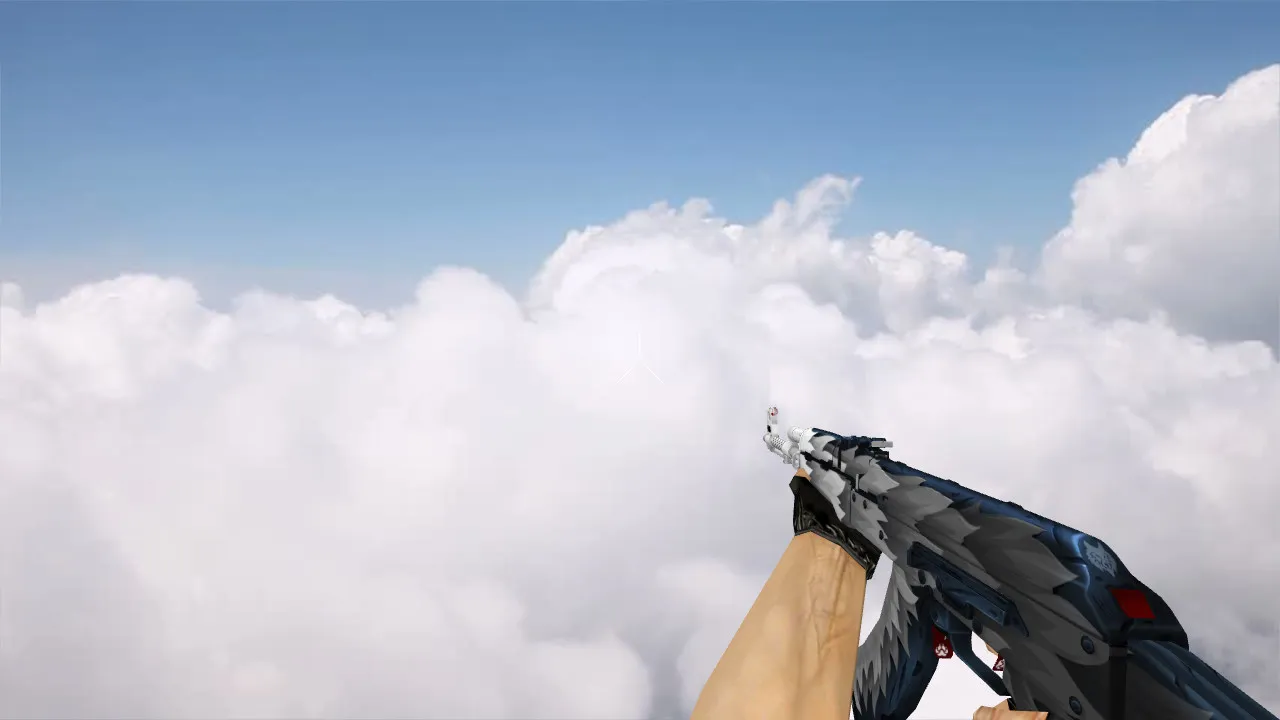 v_ak47 w_ak47 p_ak47 «White Fang» модель АК-47 для CS 1.6 с звуками и анимацией осмотра - скриншот 4