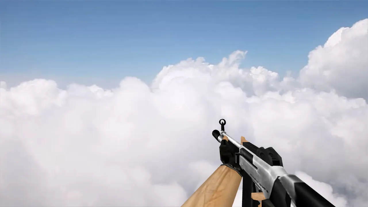 Модель v_ak47 «Handheld Laser Cannon» для CS 1.6: p_ak47, w_ak47, звуки, анимация осмотра и качество текстур - скриншот 1