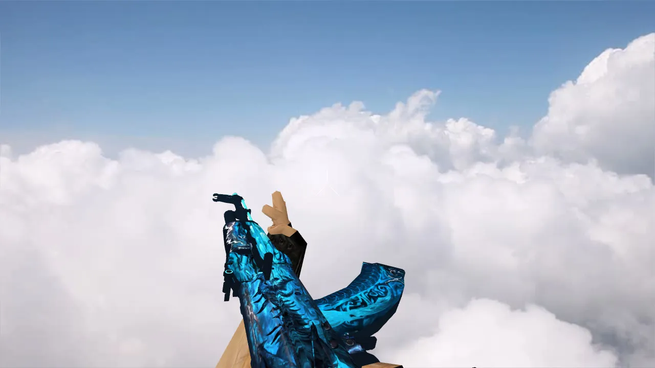 Модель «AK-47 Wyrm» v_ и p_ для CS 1.6: звук, анимация осмотра, текстуры, качество модели — скриншот 3