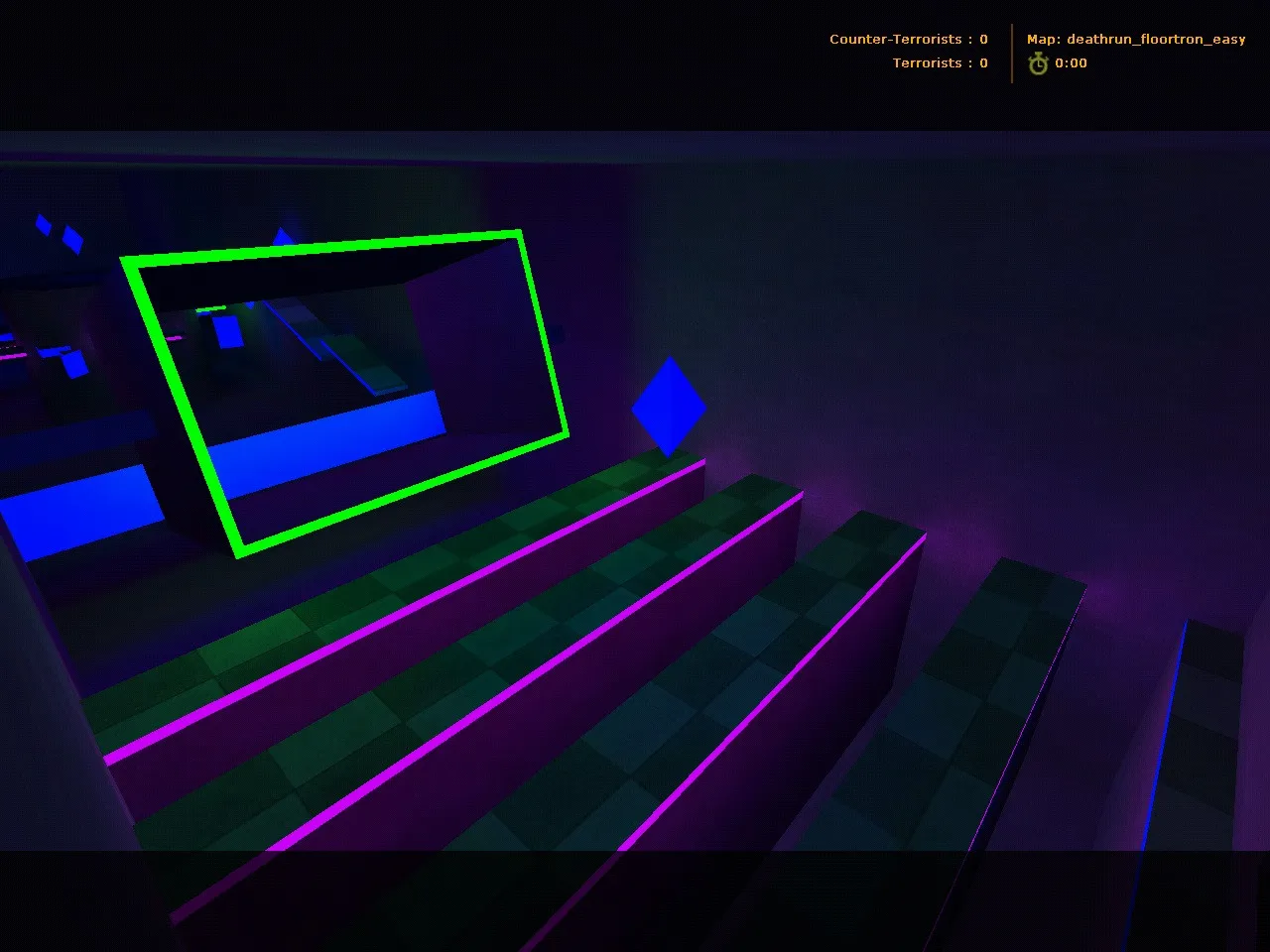 deathrun_floortron_easy для CS 1.6: deathrun-карта, баланс команд и стратегии прохождения - скриншот 4
