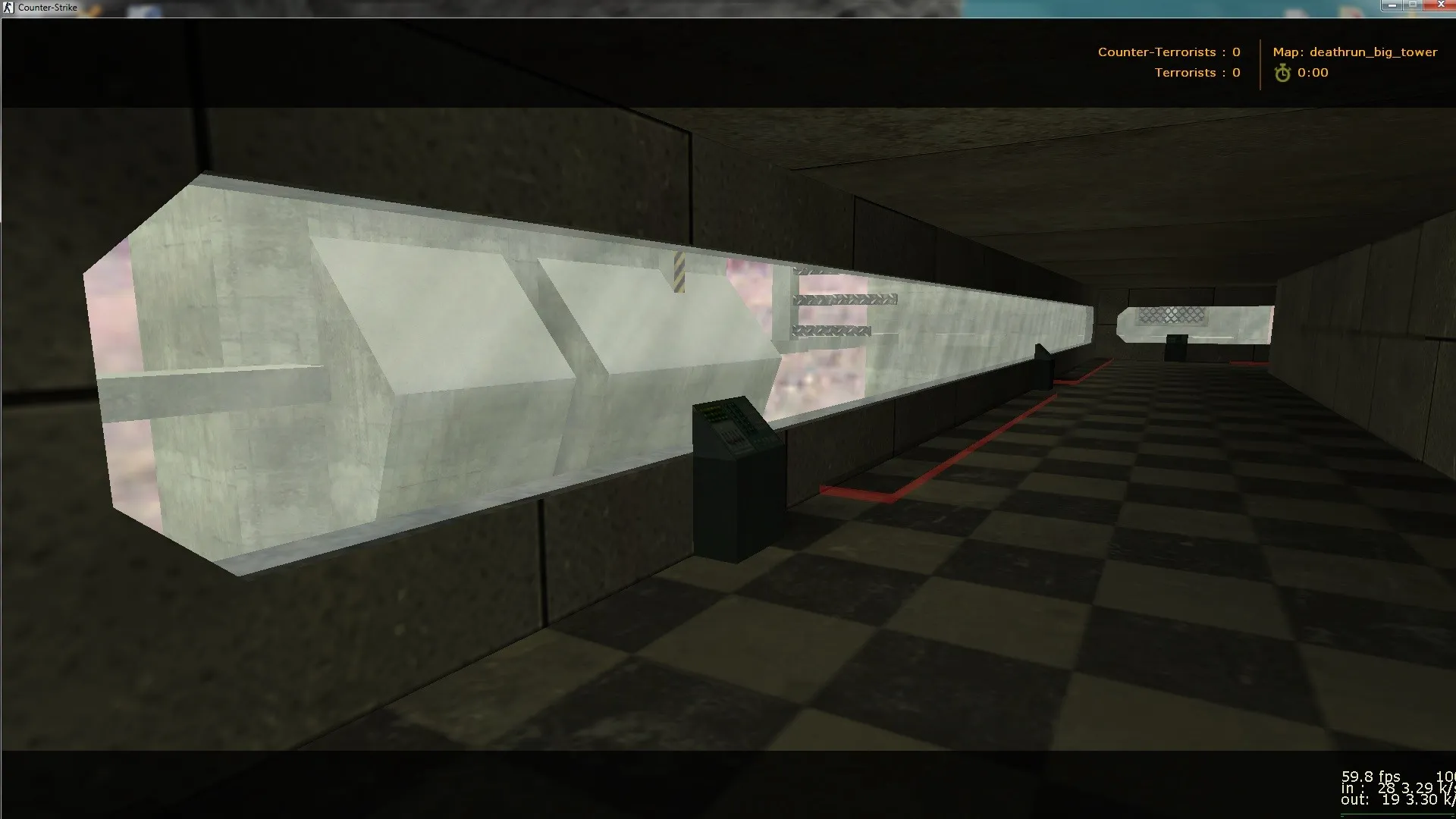 deathrun_big_tower для CS 1.6: карта big tower, ловушки и раунды по правилам - скриншот 4