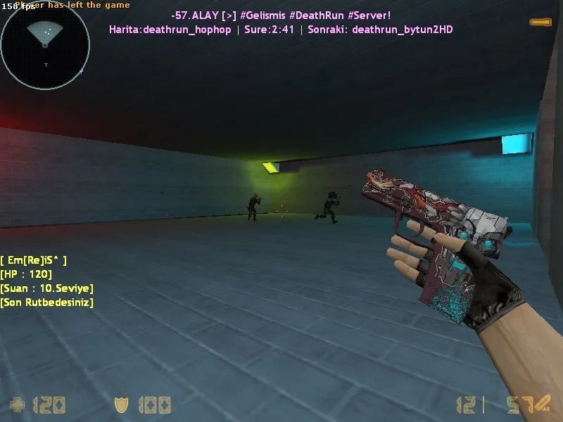 deathrun_hophop для CS 1.6: карта deathrun, точки, .nav для ботов и оптимизация под старые ПК - скриншот 6