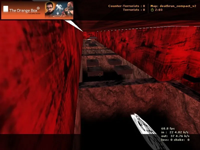 deathrun_compact_v2 для CS 1.6: тайминг ловушек, маршрут за CT/T и .nav для ботов - скриншот 2
