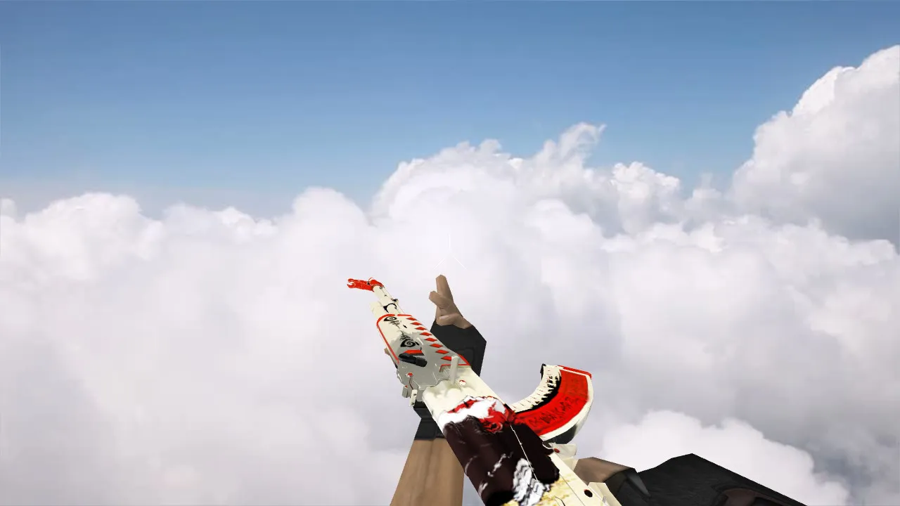 Модель «AK-47 Samurai» v_ / p_ / w_ для CS 1.6: звуки, анимация осмотра, норм текстуры - скриншот 3