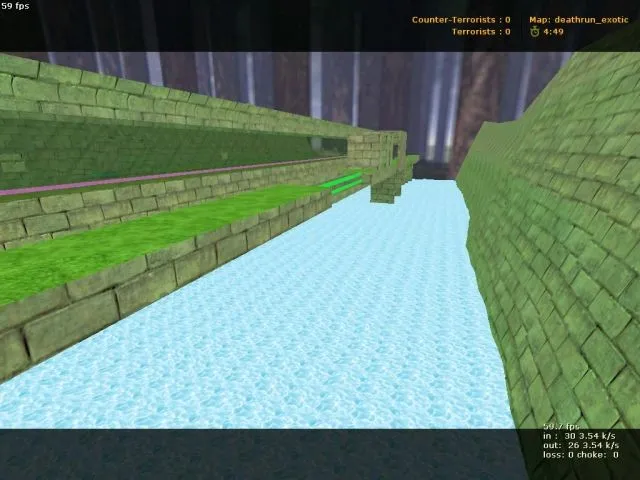 deathrun_grworld для CS 1.6: тактика террористов и спец-зона ловушек, баланс, .nav и оптимизация - скриншот 1
